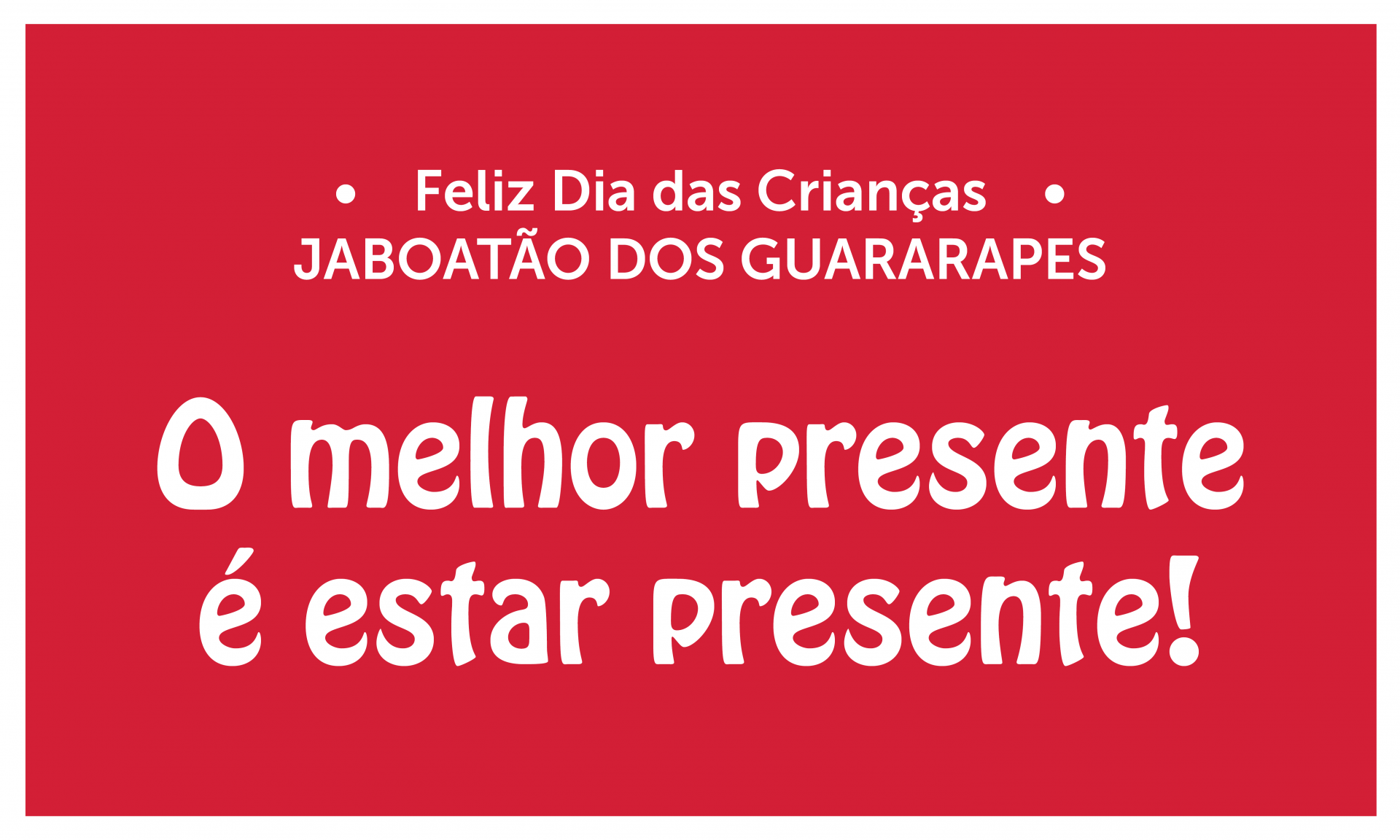 Dia de diversão na unidade de Jaboatão dos Guararapes em comemoração ao "Dia das Crianças"
