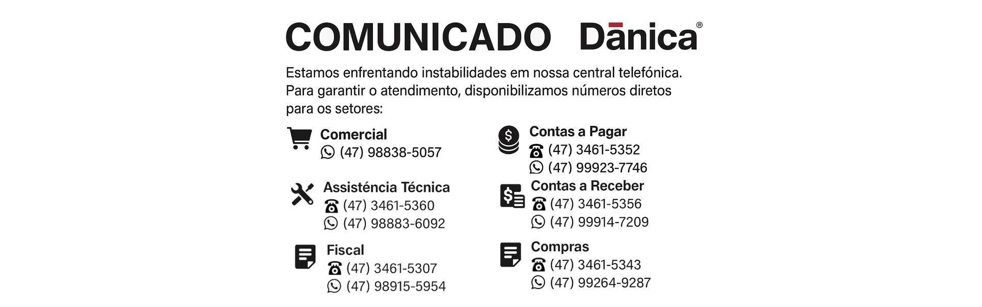 Comunicado Telefones