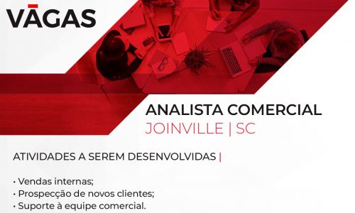 ANALISTA COMERCIAL l JOINVILLE